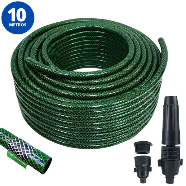 Mangueira De Jardim Reforçada Trançada | Ledmang - 10m